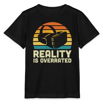 Cadeau VR de réalité virtuelle - T-shirt bio MINI CREATOR Stanley/Stella Enfant - noir - Devant - Mikhail (115cm)