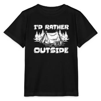 Pfadfinder Witzig Id Rather Be Outside - T-shirt bio MINI CREATOR Stanley/Stella Enfant - noir - Devant - Mikhail (115cm)