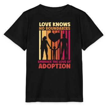 Lustige Adoptions-adoptions-tagesgeschenke - Stanley/Stella Kinder T-Shirt MINI CREATOR  - Schwarz - Vorne - Mikhail (115cm)