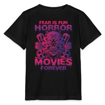 Zombie Horror Horror Film Festival + Halloween - Stanley/Stella MINI CREATOR Kids’ T-Shirt - black - Front - Mikhail (115cm)