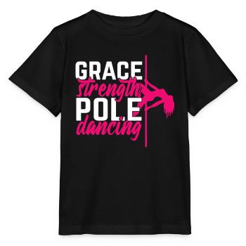 Pole Dance Dancer, Pole Dance, Pole Dancing - Stanley/Stella MINI CREATOR Kids’ T-Shirt - black - Front - Mikhail (115cm)