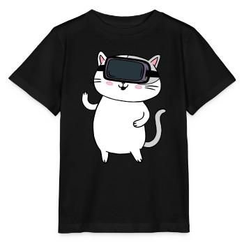Cadeau VR de réalité virtuelle - T-shirt bio MINI CREATOR Stanley/Stella Enfant - noir - Devant - Mikhail (115cm)