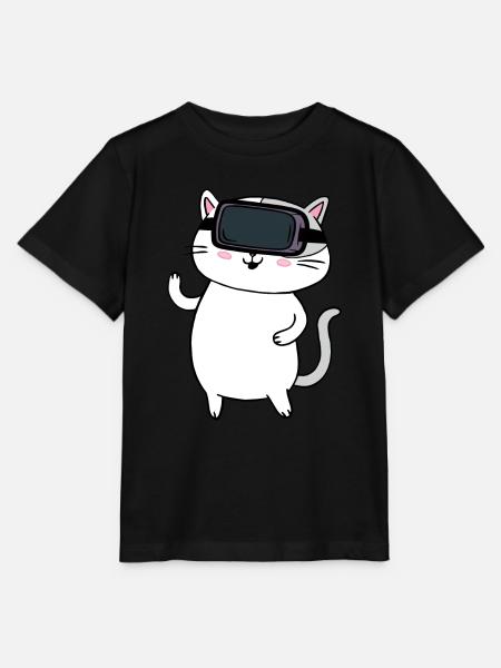 Virtual Reality VR Geschenk - Stanley/Stella Kinder T-Shirt MINI CREATOR  - Schwarz