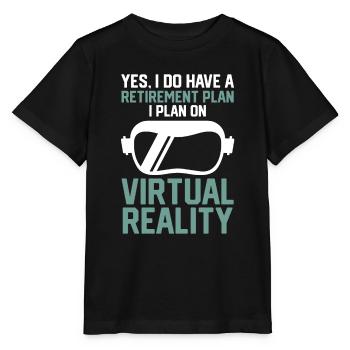Cadeau VR de réalité virtuelle - T-shirt bio MINI CREATOR Stanley/Stella Enfant - noir - Devant - Mikhail (115cm)