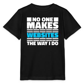 Web Developer Web Developer Funny - Stanley/Stella MINI CREATOR Kids’ T-Shirt - black - Front - Mikhail (115cm)