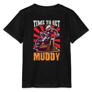 Dirt Bike Dirt Bike Riding Motocross Dirt Biking - T-shirt bio MINI CREATOR Stanley/Stella Enfant - noir - Devant - Mikhail (115cm)