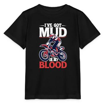 Dirt Bike Dirt Bike Riding Motocross Dirt Biking - T-shirt bio MINI CREATOR Stanley/Stella Enfant - noir - Devant - Mikhail (115cm)