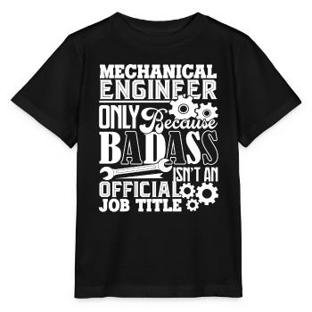 Mechanical Engineer Mechanical Engineer Job Title - Stanley/Stella MINI CREATOR Kids’ T-Shirt - black - Front - Mikhail (115cm)