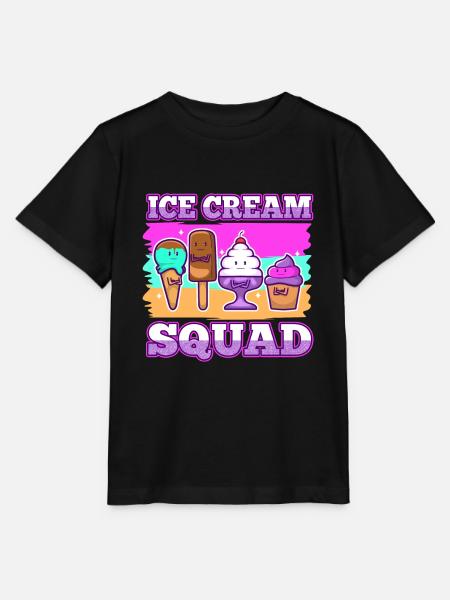 Ice cream squad - Stanley/Stella Kinder T-Shirt MINI CREATOR - Schwarz