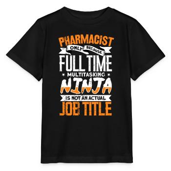 Pharmacist - Stanley/Stella MINI CREATOR Kids’ T-Shirt - black - Front - Mikhail (115cm)