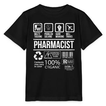 Pharmacist - Stanley/Stella MINI CREATOR Kids’ T-Shirt - black - Front - Mikhail (115cm)