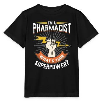 Pharmacist - Stanley/Stella MINI CREATOR Kids’ T-Shirt - black - Front - Mikhail (115cm)