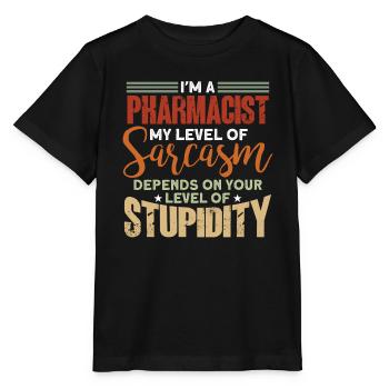 Pharmacist - Stanley/Stella MINI CREATOR Kids’ T-Shirt - black - Front - Mikhail (115cm)