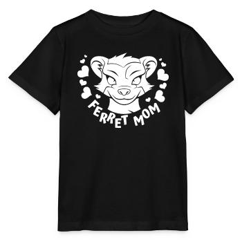 Mère putois furet - T-shirt bio MINI CREATOR Stanley/Stella Enfant - noir - Devant - Mikhail (115cm)