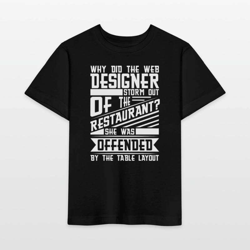 Web Developer Web Developer Pun Stanley/Stella MINI CREATOR Kids’ T-Shirt