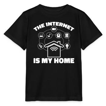Développeur Web Développeur Web Internet - T-shirt bio MINI CREATOR Stanley/Stella Enfant - noir - Devant - Mikhail (115cm)