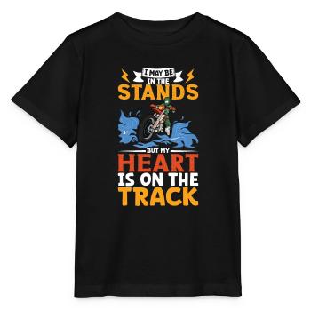 Dirt Bike Dirt Bike Riding Motocross Dirt Biking - T-shirt bio MINI CREATOR Stanley/Stella Enfant - noir - Devant - Mikhail (115cm)