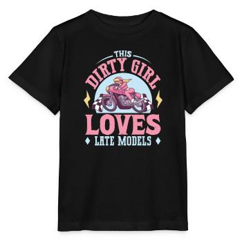 Dirt Bike Dirt Bike Riding Motocross Dirt Biking - T-shirt bio MINI CREATOR Stanley/Stella Enfant - noir - Devant - Mikhail (115cm)