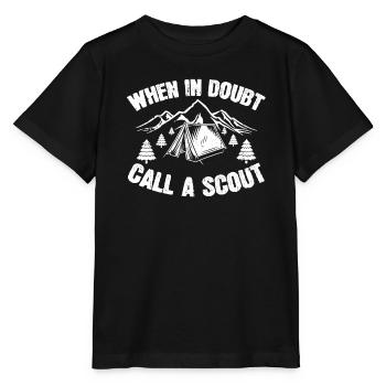 Boy Scout Funny - Stanley/Stella MINI CREATOR Kids’ T-Shirt - black - Front - Mikhail (115cm)