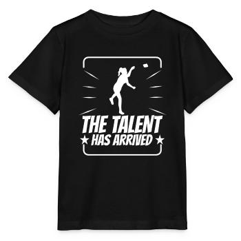The Talent has arrived cornhole - Stanley/Stella MINI CREATOR Kids’ T-Shirt - black - Front - Mikhail (115cm)