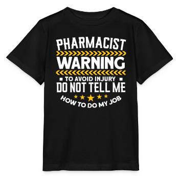 Pharmacist - Stanley/Stella MINI CREATOR Kids’ T-Shirt - black - Front - Mikhail (115cm)