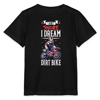 Dirt Bike Dirt Bike Riding Motocross Dirt Biking - T-shirt bio MINI CREATOR Stanley/Stella Enfant - noir - Devant - Mikhail (115cm)
