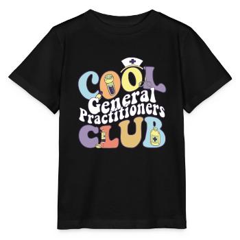 Cool General Practitioners Club Medical Doctor - Stanley/Stella Kinder T-Shirt MINI CREATOR  - Schwarz - Vorne - Mikhail (115cm)