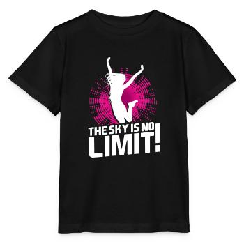 Le trampoline Sky is No Limit - T-shirt bio MINI CREATOR Stanley/Stella Enfant - noir - Devant - Mikhail (115cm)