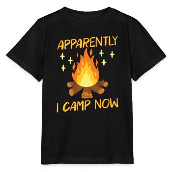 Scout Camping Outdoor Campfire Hiking Backpacking - Stanley/Stella Kinder T-Shirt MINI CREATOR  - Schwarz - Vorne - Mikhail (115cm)