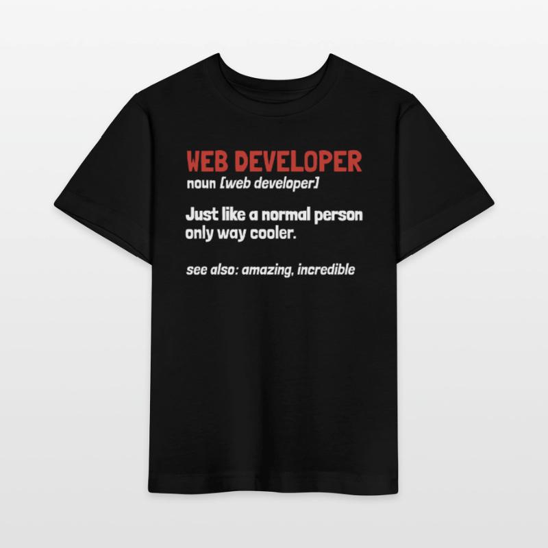 Web Developer Web Developer Definition Stanley/Stella MINI CREATOR Kids’ T-Shirt