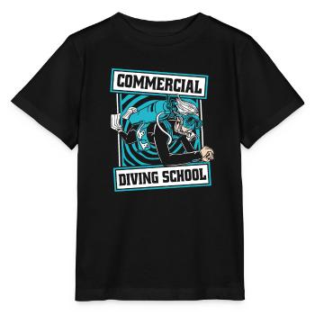 Plongeur plongeur commercial Plongée - T-shirt bio MINI CREATOR Stanley/Stella Enfant - noir - Devant - Mikhail (115cm)