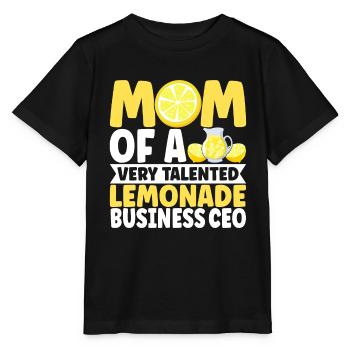 Limonade Limonadenstand - Stanley/Stella Kinder T-Shirt MINI CREATOR  - Schwarz - Vorne - Mikhail (115cm)