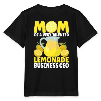 Limonade Limonadenstand - Stanley/Stella Kinder T-Shirt MINI CREATOR  - Schwarz - Vorne - Mikhail (115cm)