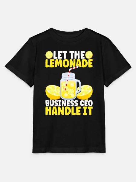 Limonade Limonadenstand - Stanley/Stella Kinder T-Shirt MINI CREATOR  - Schwarz