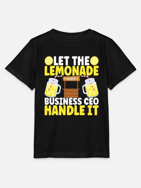 Limonade Limonadenstand - Stanley/Stella Kinder T-Shirt MINI CREATOR - Schwarz