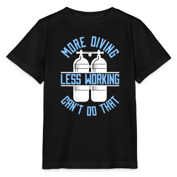 Diving Diver Commercial Diving - Stanley/Stella MINI CREATOR Kids’ T-Shirt - black - Front - Mikhail (115cm)
