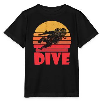 Diving Diver Commercial Diving - Stanley/Stella MINI CREATOR Kids’ T-Shirt - black - Front - Mikhail (115cm)