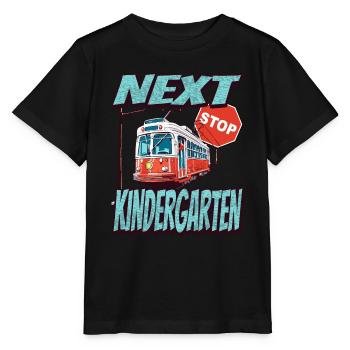 Nächste Haltestelle Kindergarten - Kids - Stanley/Stella Kinder T-Shirt MINI CREATOR  - Schwarz - Vorne - Mikhail (115cm)