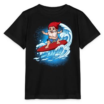 Wave surfers Surfers Surfers - Stanley/Stella MINI CREATOR Kids’ T-Shirt - black - Front - Mikhail (115cm)