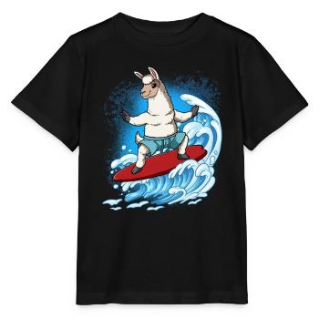 Wave surfers Surfers Surfers - Stanley/Stella MINI CREATOR Kids’ T-Shirt - black - Front - Mikhail (115cm)