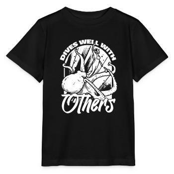 Plongeurs Plongée commerciale - T-shirt bio MINI CREATOR Stanley/Stella Enfant - noir - Devant - Mikhail (115cm)
