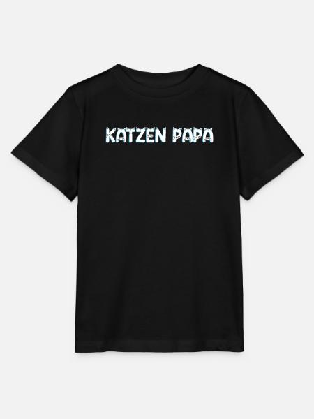 Katzen Papa - Stanley/Stella Kinder T-Shirt MINI CREATOR - Schwarz