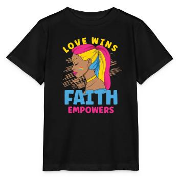 Pansexual Gay Pansexuality Asexual Asexuality - Stanley/Stella MINI CREATOR Kids’ T-Shirt - black - Front - Mikhail (115cm)