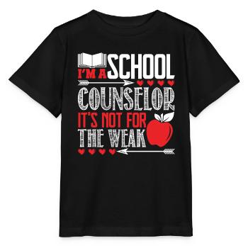 School Counselor Is Not For The Weak - Stanley/Stella MINI CREATOR Kids’ T-Shirt - black - Front - Mikhail (115cm)