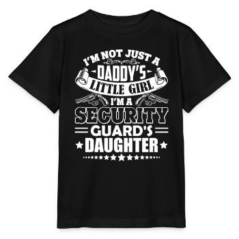 Security Guard Security Guard's Daughter - Stanley/Stella MINI CREATOR Kids’ T-Shirt - black - Front - Mikhail (115cm)