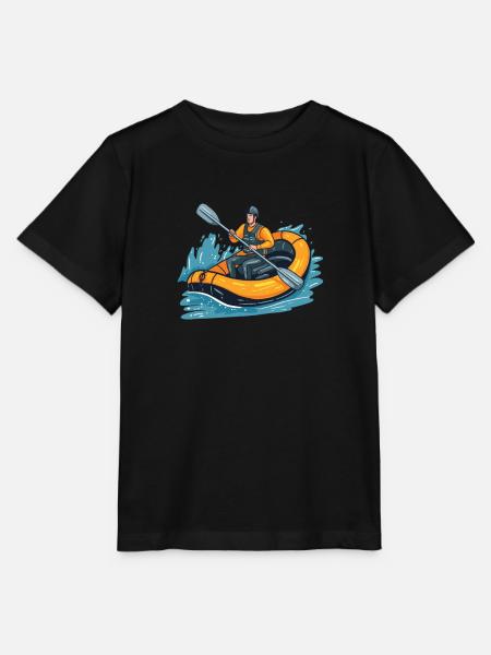 Rafting - Stanley/Stella Kinder T-Shirt MINI CREATOR - Schwarz