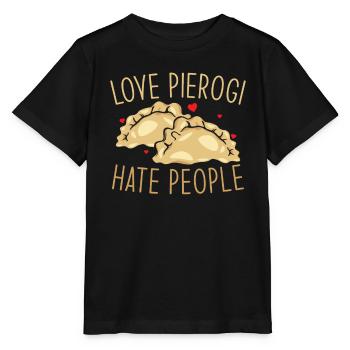 Boulettes Pierogi - T-shirt bio MINI CREATOR Stanley/Stella Enfant - noir - Devant - Mikhail (115cm)