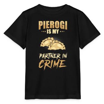 Boulettes Pierogi - T-shirt bio MINI CREATOR Stanley/Stella Enfant - noir - Devant - Mikhail (115cm)