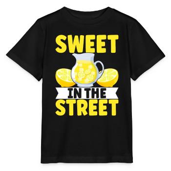 Limonade Limonadenstand - Stanley/Stella Kinder T-Shirt MINI CREATOR  - Schwarz - Vorne - Mikhail (115cm)