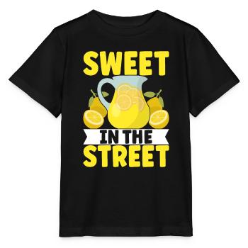 Limonade Limonadenstand - Stanley/Stella Kinder T-Shirt MINI CREATOR  - Schwarz - Vorne - Mikhail (115cm)